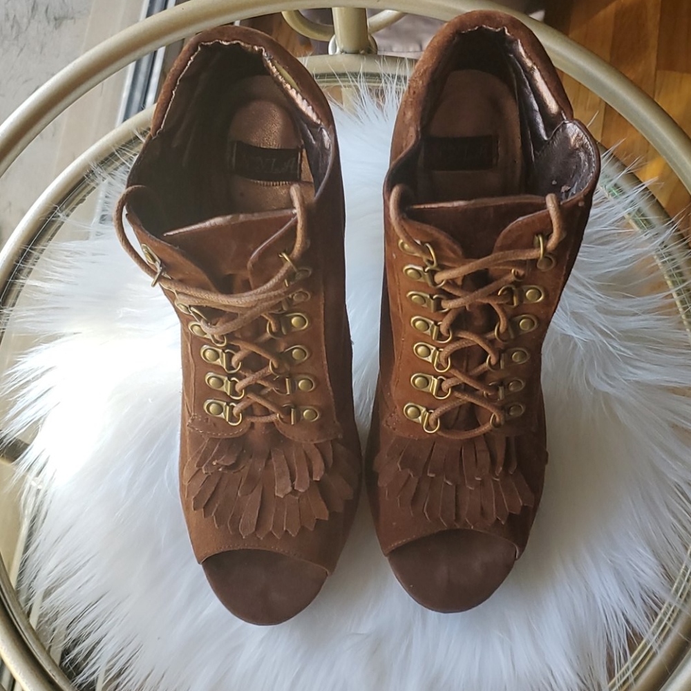 Suede Heels